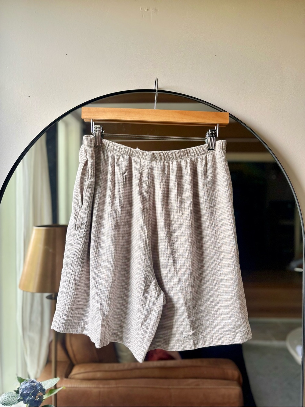 VINTAGE | northern reflections gingham shorts | size large - Picture 5 of 6